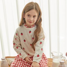 블루독딸기전판스웨터