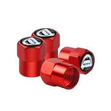 금속 스웨덴 로고 휠 타이어 밸브 스템 캡 커버 Dacia 먼지털이 Logan Sandero Lodgy Dokker 자동차 스타일링 4 개, [03] Red, 4개