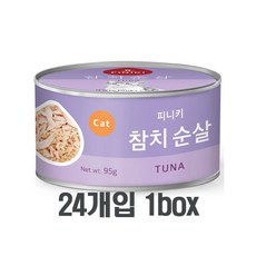 피니키 캣 고양이캔 95g 24개입-참치, 단품