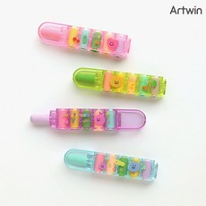 500 두들리 카트리지 지우개 캐릭터 낙서 필기 문구 휴대용 어린이 학용품 사무실 선물 노트 핑크풋, 랜덤