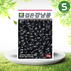 솔림텃밭몰 검은강낭콩씨앗 30g 검정강낭콩 풋콩 저장용콩, 1개