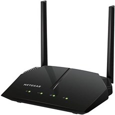 Netgear [독일]Netgear R6120-100UKS AC1200 기가비트 듀얼 밴드 WLAN 라우터 (게스트 네트워크 300 및 867 Mbps 4 개의 고속 이더넷 포트 외부 안테나 앱 관리 형) 블랙-36251, 단일옵션, 01.AC1200