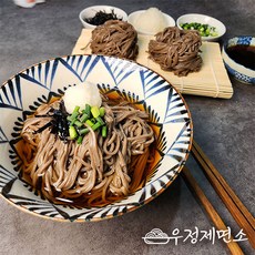 [우정제면소] 메밀국수(소바) 12인분세트 (생면2kg+메밀장12봉), 단품, 2kg