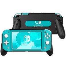 Switch Lite 케이스 ATiC Switch Lite 핸들 그립 커버 충격 닌텐도 스위치라이트 그룹 인체공학 스탠드 홀더 미끄럼 방지 촉감이 좋다 탈착 간단 닌텐도 스위치 L