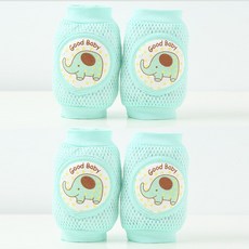 에프플래닝 유아 아동 무릎보호대 유아메쉬쿠션 무릎보호대, 2p_민트AA, 2개