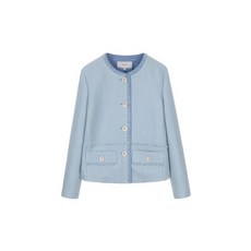 온앤온 라운드 넥 트위드 자켓 NW2XJ248