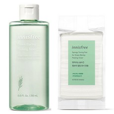 이니스프리 청보리 토너 + 닦아쓰는 솜수건 세트 (250ml+40매), 단일상품