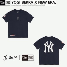 newera 뉴에라 X 요기베라 콜라보 빅로고 반팔 티 12592394 12592394 B