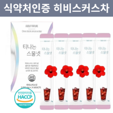 티나는 스물넷 히비스커스 차 올인원 콤부차 호박 팥 이너뷰티 몸매관리 티 tea 분말 스틱 디카페인 뱃살빼는 음료 유기농 꽃차 선물하기 좋은 추천 파우더 포 추출물 물대용 물대신, 1박스, 14개입, 70g
