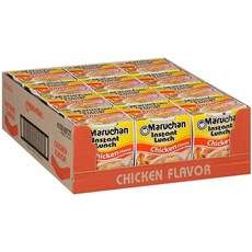 12팩세트 마루찬 Maruchan Instant Lunch Chicken Flavor 2.25Oz x 12pack, 64g, 12개
