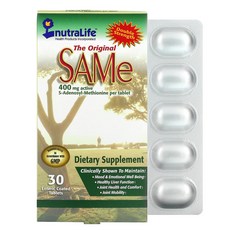 뉴트라라이프 오리지널 SAMe 400mg 장용성 코팅 30정, 6개