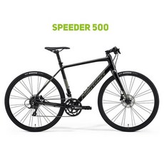 2023년 메리다 스피더 500 시마노 울테그라 22단 카본 포크 하이브리드 자전거, 그린, 56