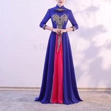 kirahosi 단체복 합창단 연주회 드레스 이브닝 무대의상 27호+덧신증정 CEb3483s