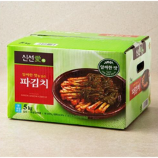 신선애 파김치 5kg 중국산 식당 가정용 도매 업소용, 선택1)파김치 5kg 종이박스, 1개