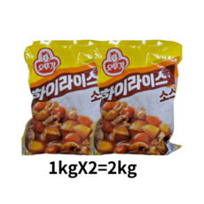 오뚜기 하이라이스 분말, 2kg, 6개