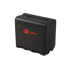 LED 비디오 라이트 패널 또는 모니터에 대 한 NP F 시리즈로 6pcs AA 배터리 케이스 팩 BB 6 전원, BB-6