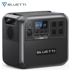 휴대용발전기 야외 캠핑 여행을 위한 BLUETTI AC180 태양열 휴대용 발전소 1152Wh/1800W, 1개