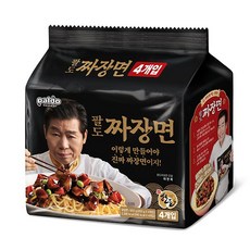 팔도 짜장면 203g x 4봉 이연복 짜장