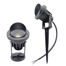 야외 스포트라이트 방수 LED 정원 조명 잔디 조명 12W 풍경 방수 도어 패널 DC12V 경로 전구 220V 110V, 녹색불 DC12V, 밑판 12W, 1개