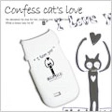 LG 폴더2(LM-Y120) 포유 레이저-고양이 흰색케이스