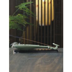 향로 황동 향로봉 라인 연꽃 세라믹 골동품 백단 황금, 1개