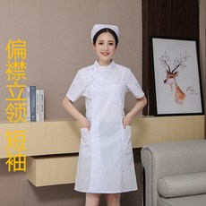 델리아스토어 간호사복 긴 소매 여성 여름옷 겨울 가을 의사 양복 칼라 가운을 입고 있다 반팔 유니폼