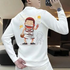 만화 캐릭터 슬램덩크 티셔츠 남성 가을 겨울 긴팔 맨투맨