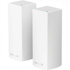 Linksys Velop Tri-Band AC4400 Whole Home WiFi Mesh System- 2-Pack (Coverage up to 4000 sq. ft) 