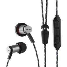 VMODA Forza Metallo Inear 헤드폰 3버튼 리모컨 마이크 애플 디바이스 건메탈 블랙, Gunmetal_Samsung and Android D - mkvrmvb