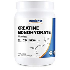 Nutricost 뉴트리코스트 크레아틴 Creatine 500g 1병