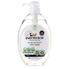 에버미라클 EM 고농축 프리미엄 주방세제 750ml, 상세페이지 참조, 1개