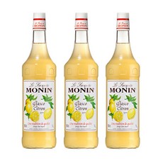 모닌 레몬시럽 1000ml, 3개