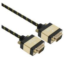 넥시 RGB VGA 메탈 최고급형 케이블 NX985 Fine Gold, 4개, 3m.