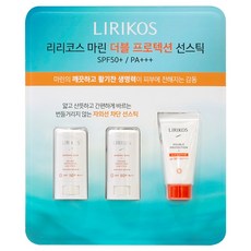 리리코스 선넥스퍼트 30ml 1개입 선스틱 18g 2개입 세트 여름 휴대용