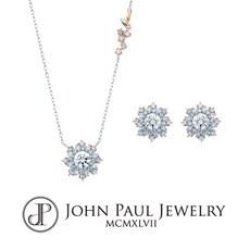 눈꽃다이아목걸이