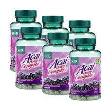 홀랜드앤바렛 아사이 데일리 컴플렉스 캡슐 Holland & Barrett Acai Daily Complex, 6개, 90정