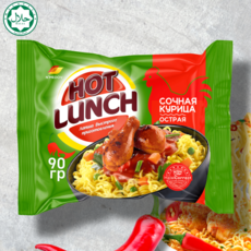Hot Lunch острая лапша быстрого приготовления, 90 г