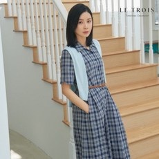 LE TROIS 이보영의 르투아 24S/S 체크 원피스 - 르투아