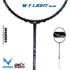 마제라 2023 M7 라이트 블루 경량 배드민턴 라켓 M7 LIGHT BLUE, 블루(일반), 1개