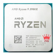 AMD Ryzen 9 3900X R9 3.8 GHz 12 코어 24 스레드 CPU 프로세서 7NM L3 64M 100-000000023 소켓 AM4, 기본