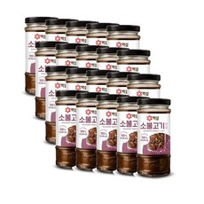 CJ 백설 소불고기양념, 80개, 290g