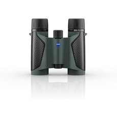 ZEISS Terra TL 포켓 쌍안경 10x25 컴팩트 방수 및 코팅 유리를 사용한 고속 포커싱으로 조류 관찰 사냥 관광 다크 그린을 위한 모든 기상 조건에서 최적의 선명도를, 1개