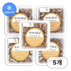 싸리재 발효콩 [ 바로먹는 생청국장 백태 60g 5팩 ] 국산콩 낫또, 5개