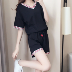 용순언니 여성용 토스 반팔 트레이닝복 세트