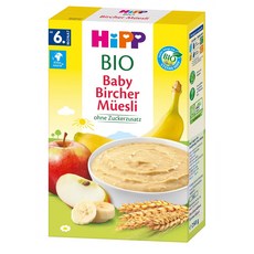 Hipp 이유식 오트밀 죽 뮤즐리 시리얼 250g 4팩 6개월 이상 Organic Bircher Muesli cereal porridge, 4개 - 오가닉스오트밀포리지