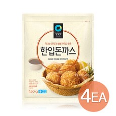 청정원한입돈까스