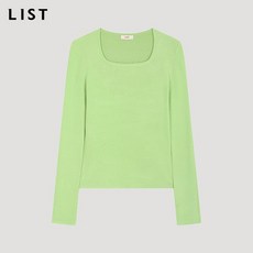 리스트 골지 스퀘어넥 니트 TSKPOO52570 LN