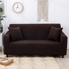 소파 커버 솔리드 컬러 탄성 스판덱스 현대 폴리 에스터 코너 Slipcover Chair Protector 1/2/3/4 인승, [01] 1-seat(90-140cm), [03] 24