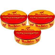 Roda Ulven 뢰다 울벤 수르스트뢰밍 삭힌 청어 300g 3개 Surstromming