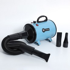 개를위한 2200W 힘 머리 건조기 애완 동물 개 고양이 손질 송풍기 작은 바람 큰 개 건조기를위한 온난 한 바람 빠른 불어 건조기|고양이 그루밍|, 1개, Blue 220-240V